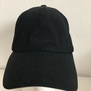 Lululemon Black Embroidered logo Nylon Hat
